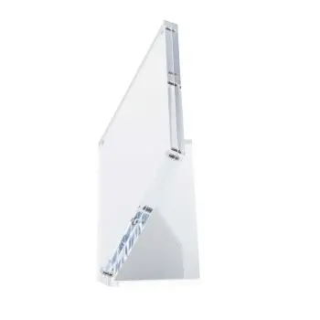 Tablecraft Rectangular Acrylic Sign Holder with Magnets Clear 5.75"x2.5"x4" - Acrylic (w/ Inset Magnets)