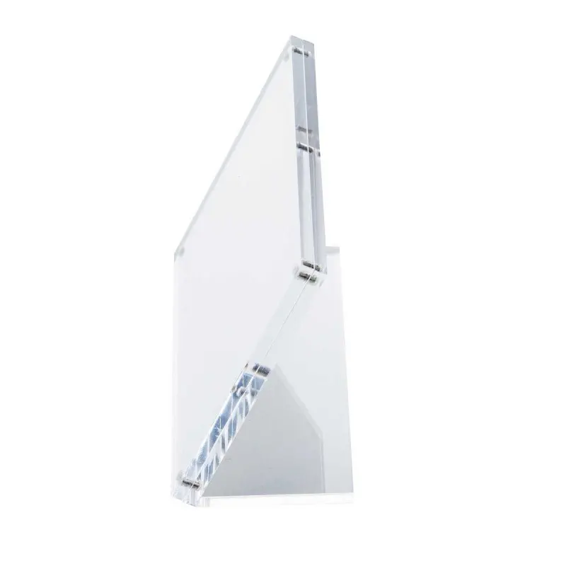 Tablecraft Rectangular Acrylic Sign Holder with Magnets Clear 5.75"x2.5"x4" - Acrylic (w/ Inset Magnets)