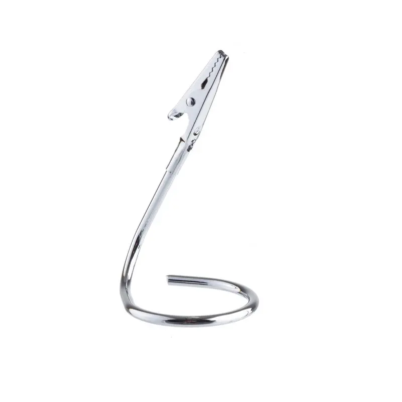 Tablecraft Round Card Holder 2"x2"x3.5" - Chrome Plated (Over Steel)