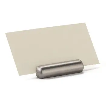 Tablecraft Card Holder 2.125"x.5625"x.5" - Stainless Steel (200 Series)