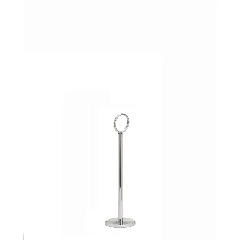 Tablecraft Card Holder 2.175"x2.175"x8.125" - Chrome Plated (Over Steel)