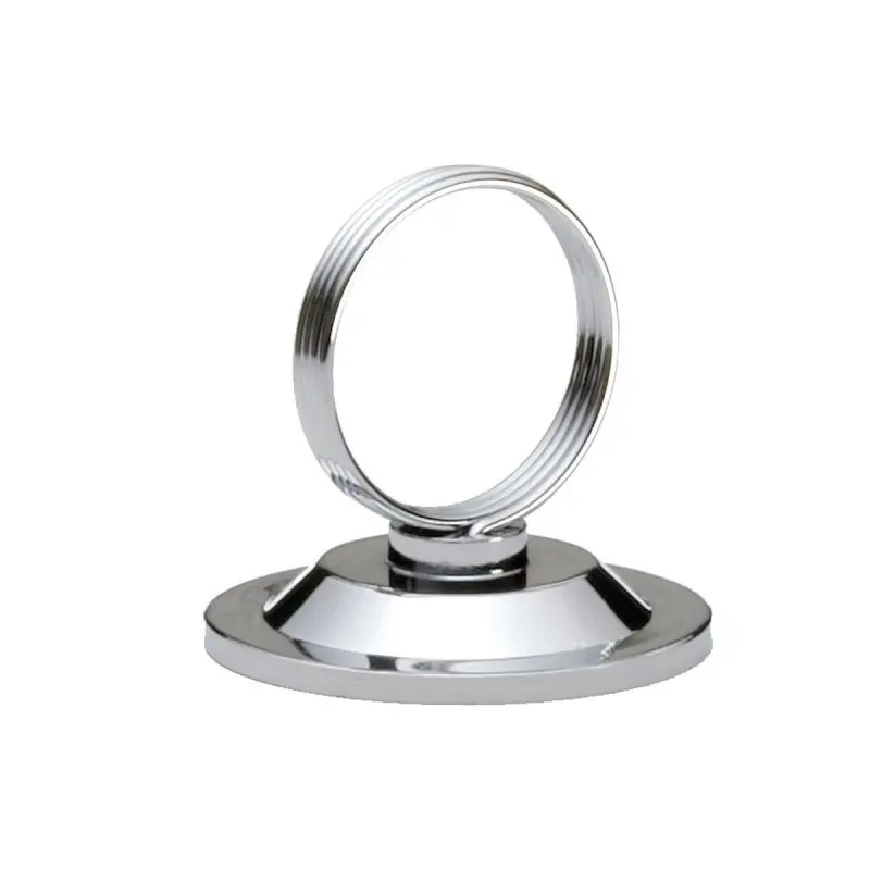 Tablecraft Card Holder 2.1875"x2.1875"x2" - Nickel Plated (Over Metal) - Set of 24