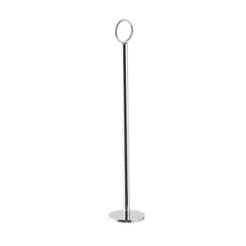 Tablecraft Card Holder 2.25"x2.25"x18" - Chrome Plated (Over Metal)