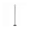 Tablecraft Card Holder Black 2.75"x2.75"x15.125" - Black Powder Coated Steel