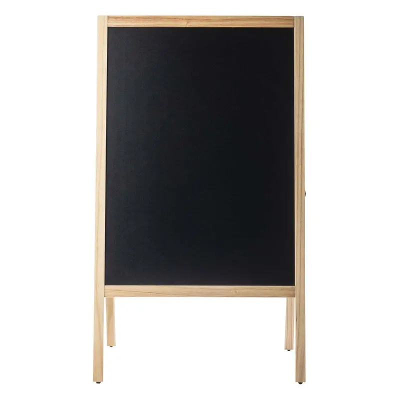 Tablecraft A-Frame Board Floor Sign 24"x25"x41" - Wood (Paulownia) - 21.5 x 29.75" Chalkboard