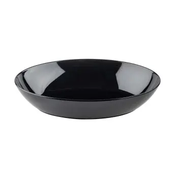 Tablecraft Sierra Collection Oval Bowl 3 Qts Black 14"x10"x3" - Melamine