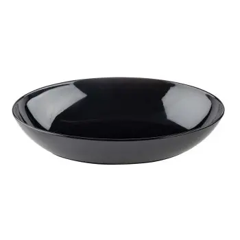 Tablecraft Sierra Collection Oval Bowl 4.5 Qts Black 16"x11"x3.375" - Melamine