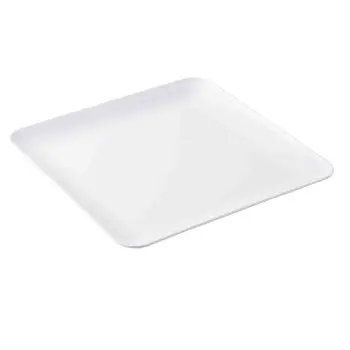 Tablecraft Sierra Collection Square Serving Platter White 16"x16"x1.25" - Melamine