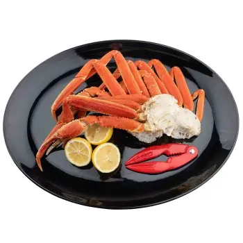 Tablecraft Sierra Collection Oval Serving Platter Black 20"x15.25"x1.375" - Melamine