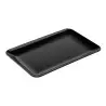 Tablecraft Sierra Collection Rectangular Serving Platter Black 17"x11"x1.25" - Melamine