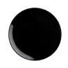 Tablecraft Sierra Collection Round Serving Platter Black 13"x13"x1.25" - Melamine