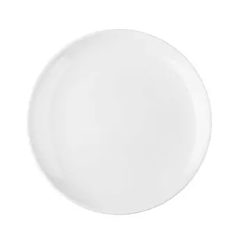 Tablecraft Sierra Collection Round Serving Platter White 12.125"x12.125"x1.25" - Melamine