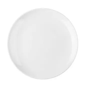 Tablecraft Sierra Collection Round Serving Platter White 13"x13"x1.25" - Melamine