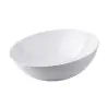 Tablecraft Sierra Grande Collection Round Display Bowl 15 Qts White 20.25"x20.25"x8.125" - Melamine - NSF