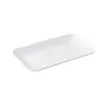 Tablecraft Sierra Collection Rectangular Serving Platter White 13"x8"x1.25" - Melamine