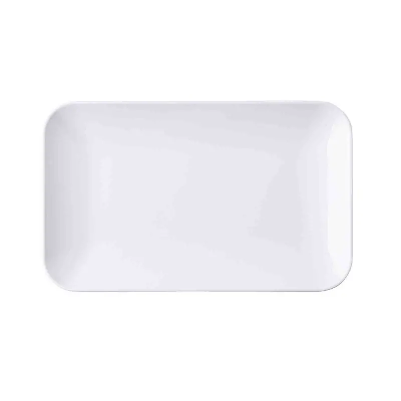 Tablecraft Sierra Collection Rectangular Serving Platter White 13"x8"x1.25" - Melamine Tablecraft Sierra Collection Rectangular Serving Platter White 13"x8"x1.25" - Melamine