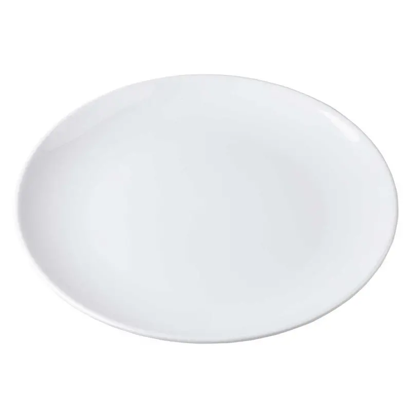 Tablecraft Sierra Collection Oval Serving Platter White 20"x15.25"x1.375" - Melamine Tablecraft Sierra Collection Oval Serving Platter White 20"x15.25"x1.375" - Melamine