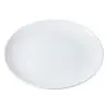 Tablecraft Sierra Collection Oval Serving Platter White 20"x15.25"x1.375" - Melamine