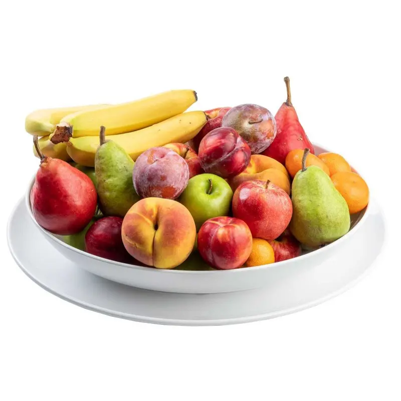 Tablecraft Sierra Collection Oval Serving Platter White 18"x13.75"x1.25" - Melamine