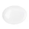 Tablecraft Sierra Collection Oval Serving Platter White 16.25"x12.375"x1.125" - Melamine