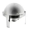 Tablecraft Round Roll Top Fuel Chafer 6 Qts 19.25"x20.75"x17.25" - Stainless Steel (201)