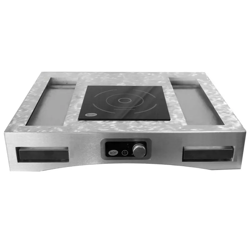 Tablecraft Single Induction Action Station 31.375"x25.25"x6" - Cast Aluminum