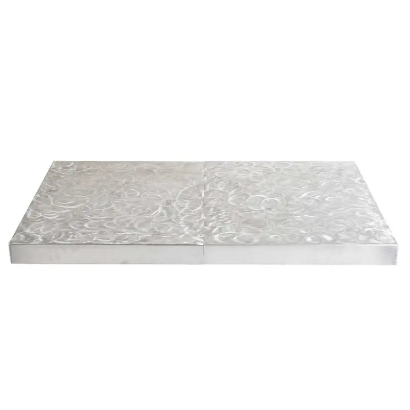 Tablecraft Rectangular Table Cover 72.375"x30.375"x2.75" - Stainless Steel (18/8) 2GA - Fits 6ft Rect. Tables - NSF