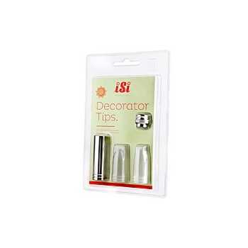 iSi 2715 iSi Decorator Tips - Set of 3 (plus adapter) Accessories and Parts
