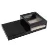 Tablecraft Modular Butane Action Station Translucent Black 26"x14.25"x5.75" - Aluminum (Epoxy Coated Aluminum)