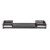 Tablecraft Modular Butane Action Station Translucent Black 55"x14.25"x5.75" - Aluminum Includes Shroud - 2 CW60101