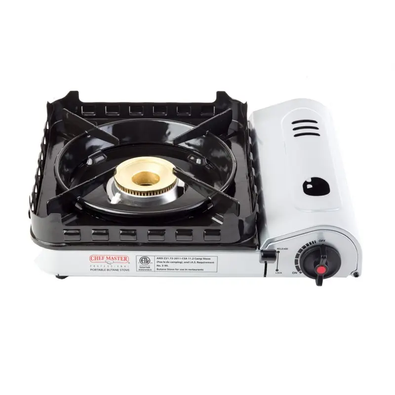 Tablecraft Portable Butane Stove 13.25"x11"x3.5" - Steel (Coated) - Includes Carrying Case