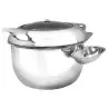 Tablecraft Round Quickview Soup Induction Server 9 Qts 16.25"x19.25"x13" - Stainless Steel (201)