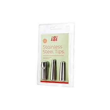 iSi 2717 iSi Stainless Steel Decorator Tips - Set of 3 Accessories and Parts