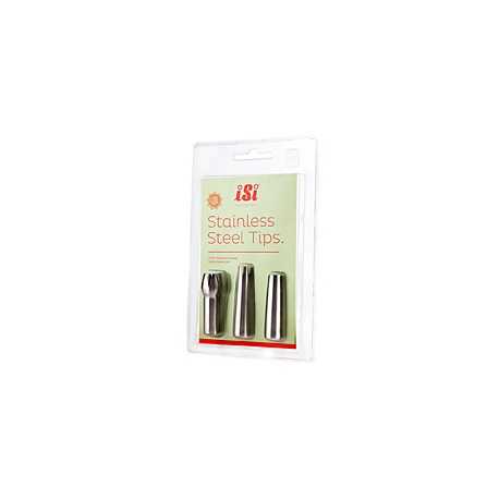 iSi 2717 iSi Stainless Steel Decorator Tips - Set of 3 Accessories and Parts