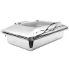 Tablecraft Full Size Quickview Induction Chafer 9 Gallon 22.875"x17.25"x8.25" - Stainless Steel