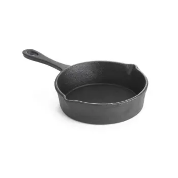 Tablecraft Cast Iron Cookware Round Mini Skillet 12 Oz. 9.125"x6"x1.5" - Cast Iron