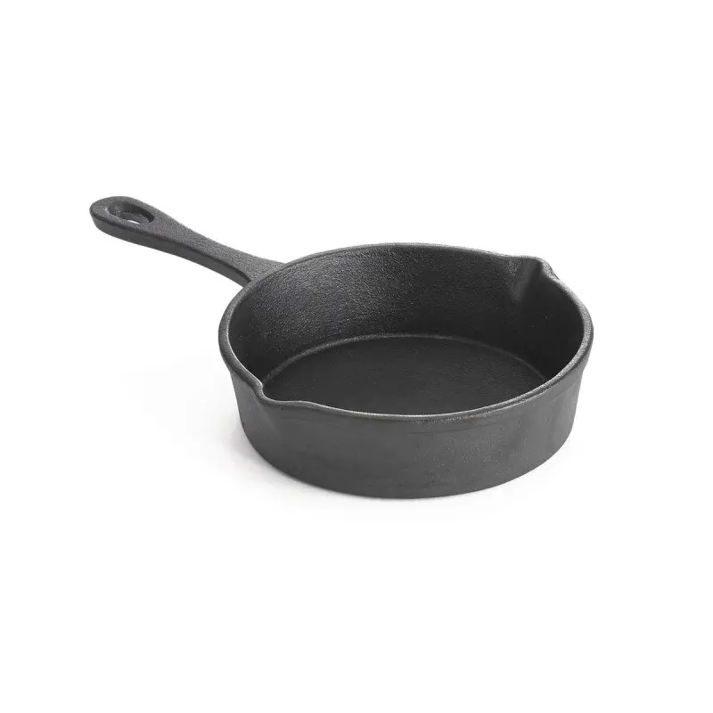 Tablecraft Cast Iron Cookware Round Mini Skillet 12 Oz. 9.125"x6"x1.5" - Cast Iron