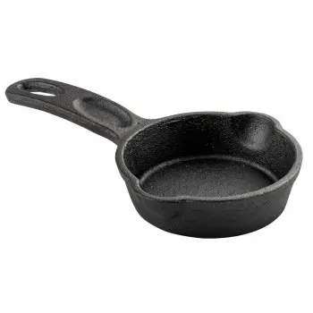 Tablecraft Cast Iron Cookware Round Mini Skillet Oz. 6.875"x4.125"x1.25" - Cast Iron