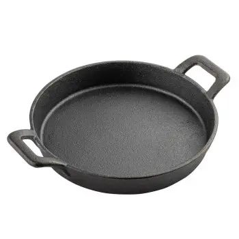 Tablecraft Cast Iron Cookware Round Server 28 Oz. 9"x7.25"x2.375" - Cast Iron