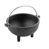 Tablecraft Cast Iron Cookware Round Mini Kettle 16 Oz. 6"x5"x3" - Cast Iron