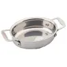 Tablecraft Tri-Ply Cookware Oval Server 24 Oz. 9.625"x5.6875"x2" - Stainless Steel (18/8) - NSF