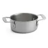 Tablecraft Tri-Ply Cookware Round Sauce Pan .5 Qts 7.625"x5.125"x2.25" - Stainless Steel (18/8) - NSF