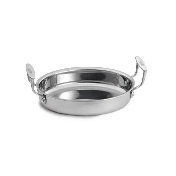 Tablecraft Tri-Ply Cookware Oval Server 1.75 Qts 11.5625"x7.875"x3.75" - Stainless Steel (18/8) - NSF