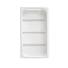 Tablecraft Crate White 12.75"x6.875"x2.75" - Wood (Rubberwood)