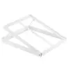 Tablecraft Individual Tiered Frame White 11.5"x13.5"x4.5" Fits Gastronorm Wood Half-Size Crates