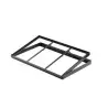 Tablecraft Individual Tiered Frame 22"x13.5"x4.5" - Black Powder Coated Steel Fits Gastronorm Wood Full-Size Crates