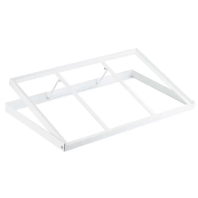 Tablecraft Individual Tiered Frame White 22"x13.5"x4.5" Fits Gastronorm Wood Full-Size Crates