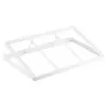 Tablecraft Individual Tiered Frame White 22"x13.5"x4.5" Fits Gastronorm Wood Full-Size Crates