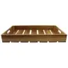 Tablecraft Full Size Crate 20.75"x12.75"x4.25" - Acacia Wood
