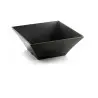 Tablecraft Frostone Collection Square Bowl 7 Qts Black 12.375"x12.375"x4.875" - Melamine